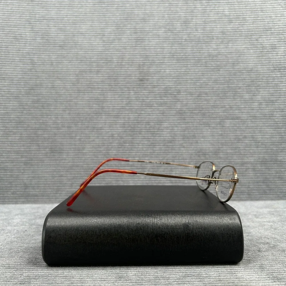 Celebrity by Altair Eyewear Titanium Antique Brown Demi Oval Eyeglass Frames 145